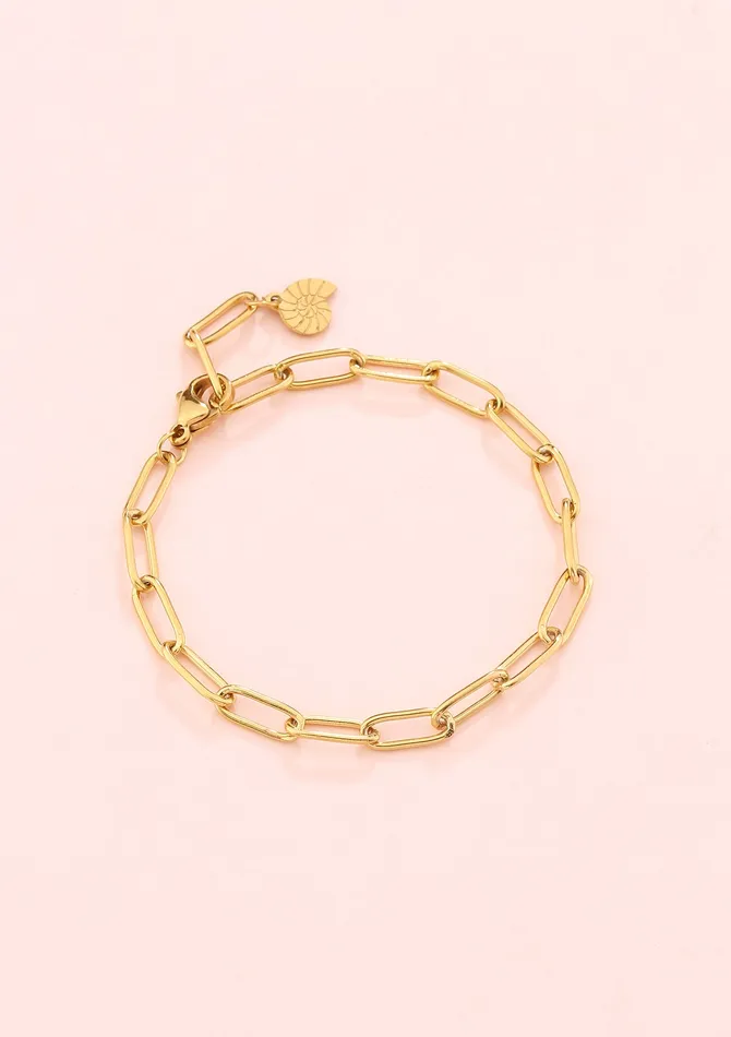 Hey Happiness Bracelets Chunky Chain Bracelet Gold