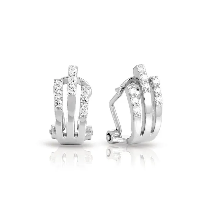 Belle Etoile Earrings Belle Etoile Fontaine Earrings White