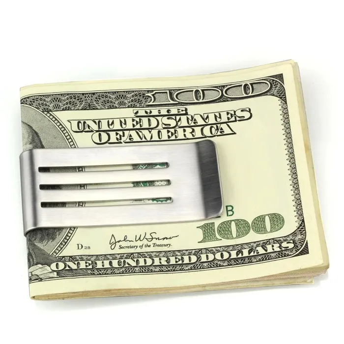 Bracelets Alamode LO3383 High polished no plating Stainless Steel Money clip with No Stone