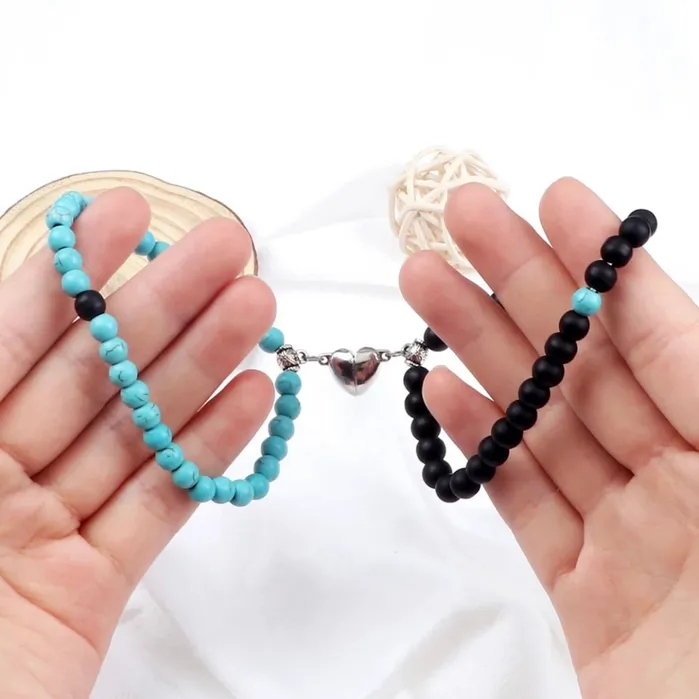 Bracelets Couples Magnetic Bracelet Set