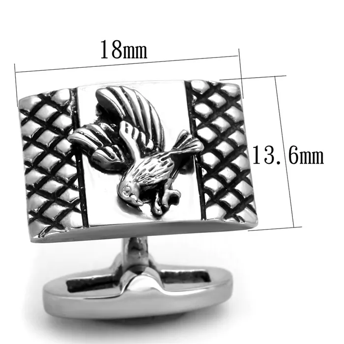 Bracelets TK1655 High polished no plating Stainless Steel Cufflink with No Stone Alamode