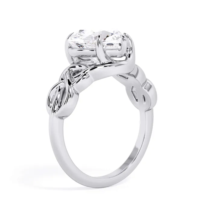 Celtic Knot Solitaire Engagement Ring deBebians Rings