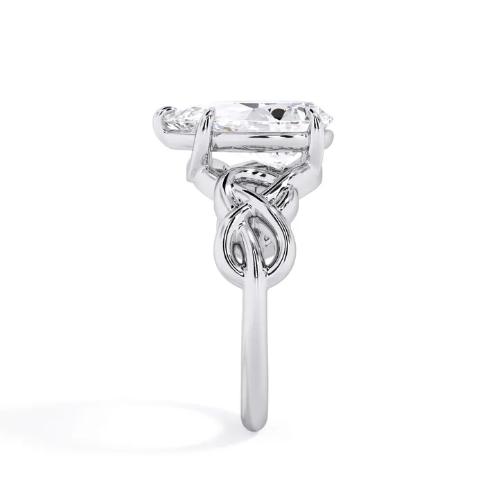 Celtic Knot Solitaire Engagement Ring deBebians Rings