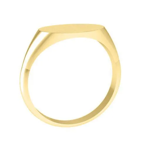 deBebians Rings Elongated Oval Signet Ring for Women 12mm x 7mm deBebians Rings Elongated Oval Signet Ring for Women 12mm x 7mm