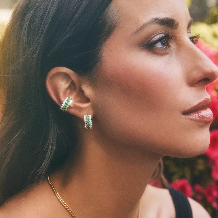 Earrings anitako EMERALD LOLA EAR CUFF