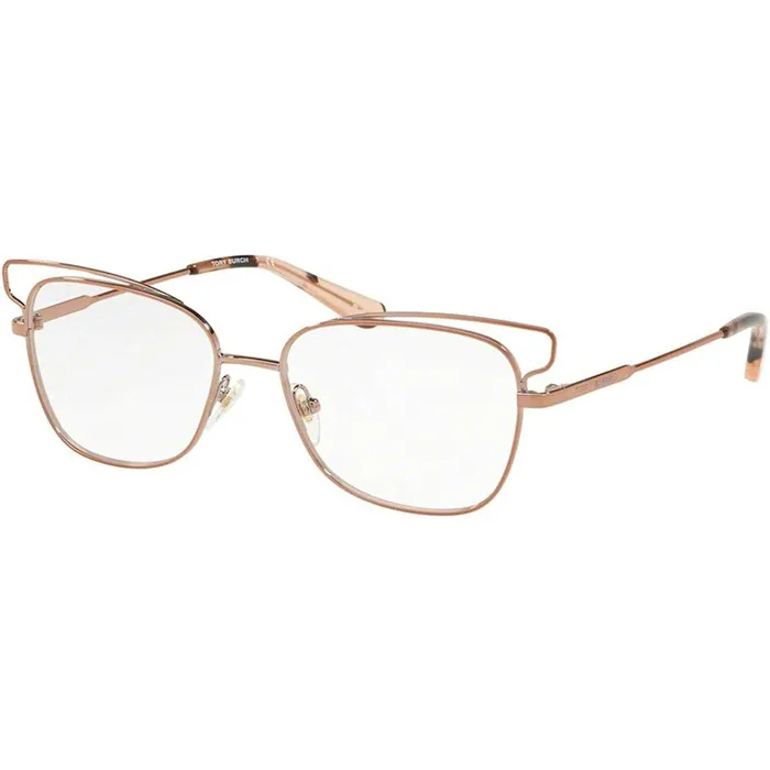 Earrings Tory Burch Tory Burch Womens Eyeglasses Shiny Rose Gold Frame 51 mm TORY BURCH 0TY1056 3254