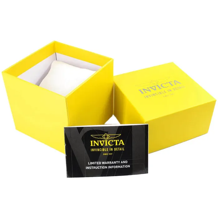 Invicta Mens Quartz Watch Sea Base Black MOP Dial Yellow Gold Bracelet 23826 Invicta Bracelets