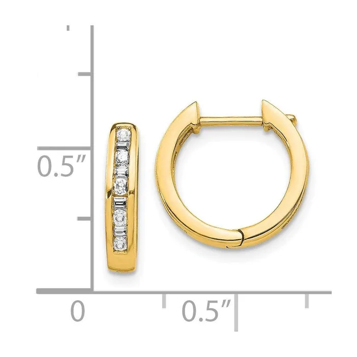 Jewelry Earrings 14k Diamond Hoop Earrings Jewelry Earrings 14k Diamond Hoop Earrings