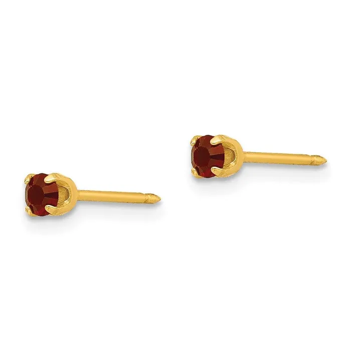 Jewelry Earrings Inverness 24k Plated January Crystal Birthstone Earrings Jewelry Earrings Inverness 24k Plated January Crystal Birthstone Earrings