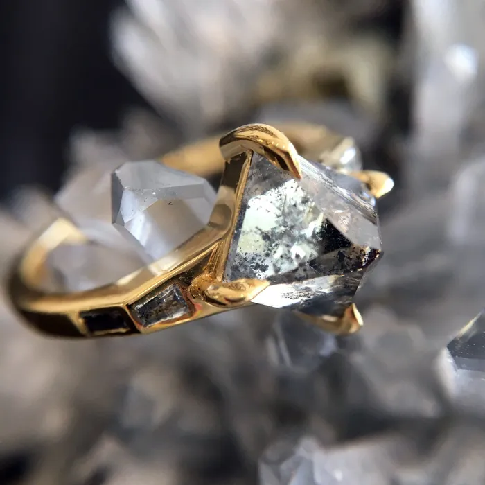 Nefertiti Diamond Ring Lauren Wolf Jewelry Rings
