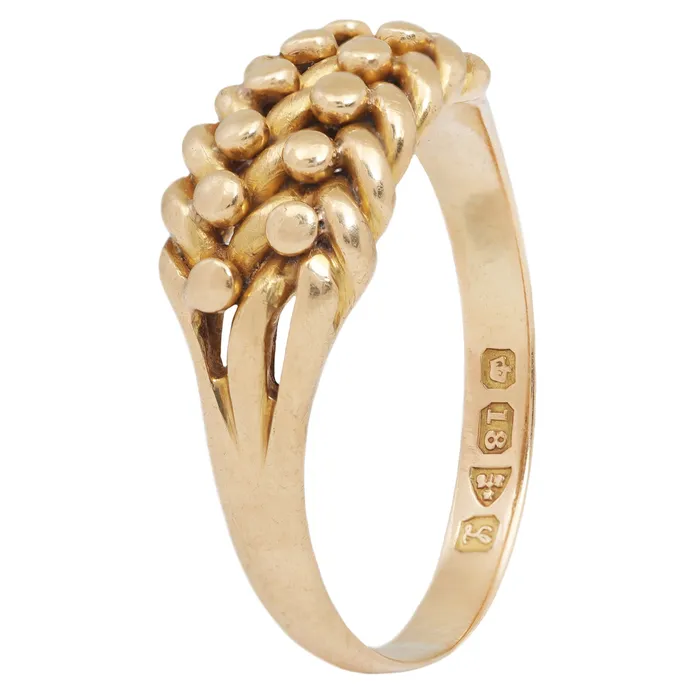 Rings Antique Vintage Jewelry Braided Keeper Ring
