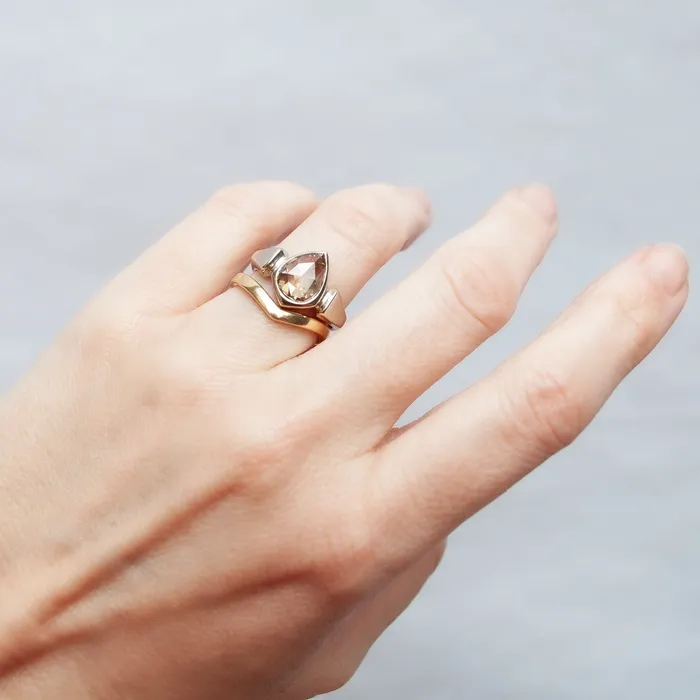 Rings Desert Snow Lighthouse Ring Lauren Wolf Jewelry