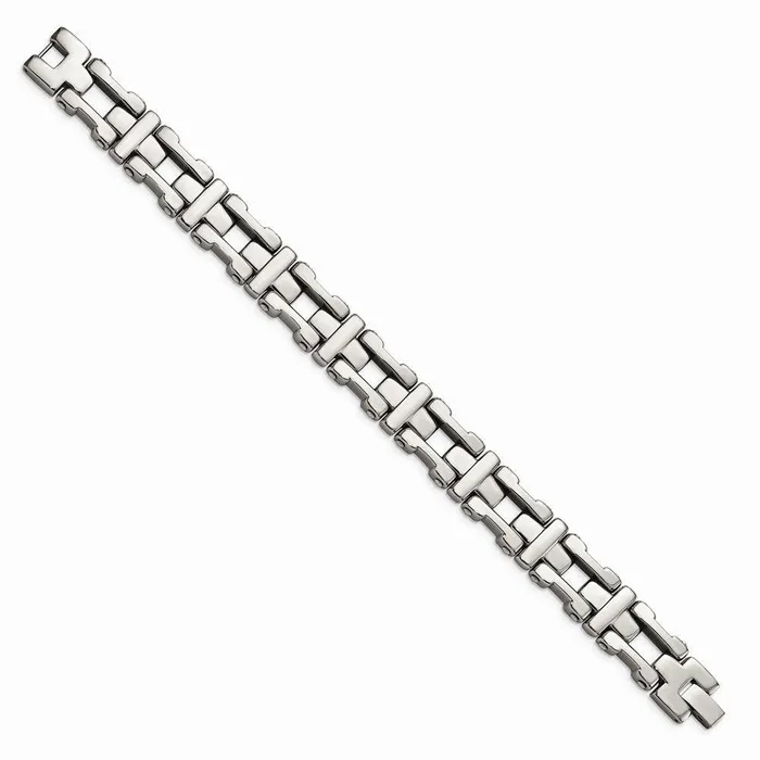 Stainless Steel Polished 85in Bracelet Chisel Bracelets