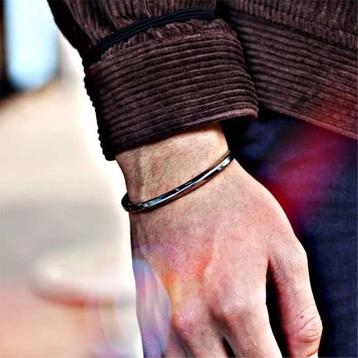 Twisted Unisize Mens Minimalist Bangle VVS Jewelry Rings