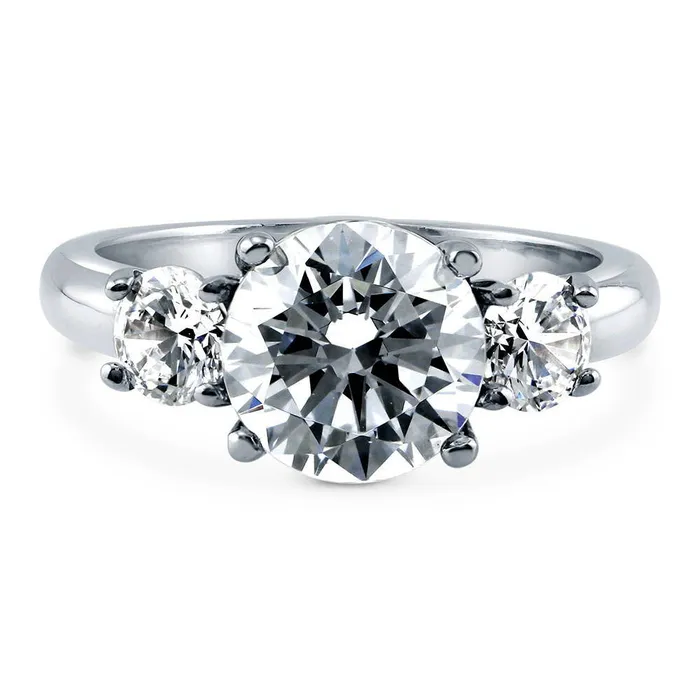 3Stone 24ct CZ Ring in Sterling Silver BERRICLE Rings