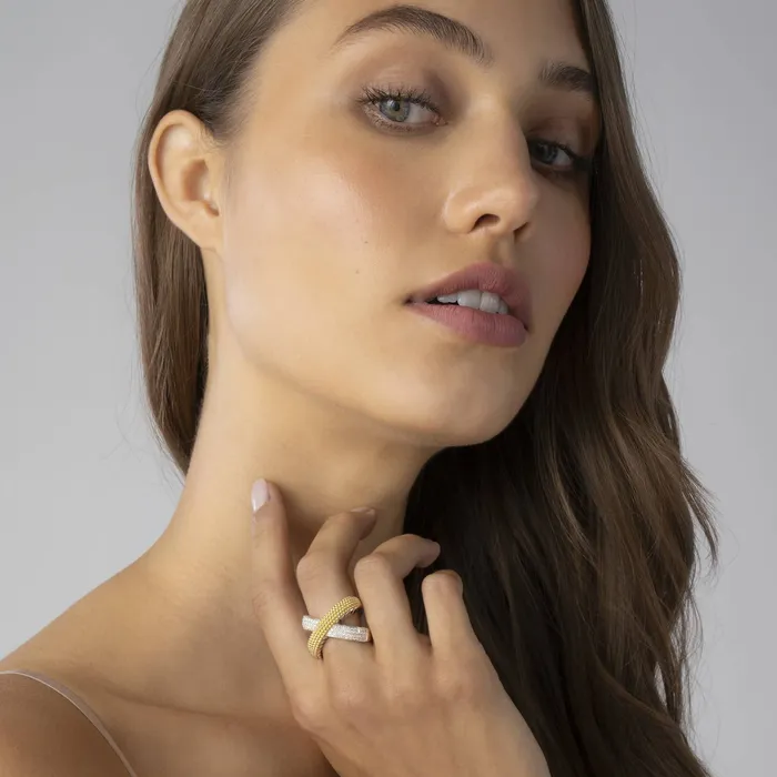 Caviar Lux X Caviar Diamond Ring LAGOS Rings Caviar Lux X Caviar Diamond Ring LAGOS Rings