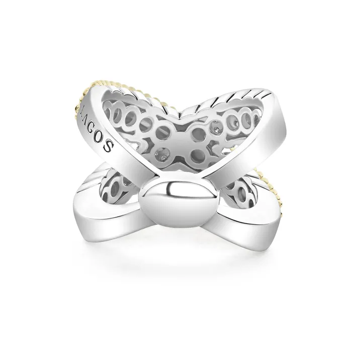 Caviar Lux X Caviar Diamond Ring LAGOS Rings Caviar Lux X Caviar Diamond Ring LAGOS Rings
