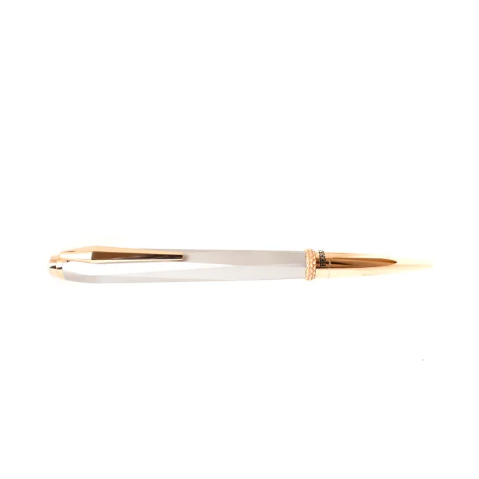 Ferre Milano Pen Ip Rosegold With Silver Color Matt Finish Ferre Milano Rings
