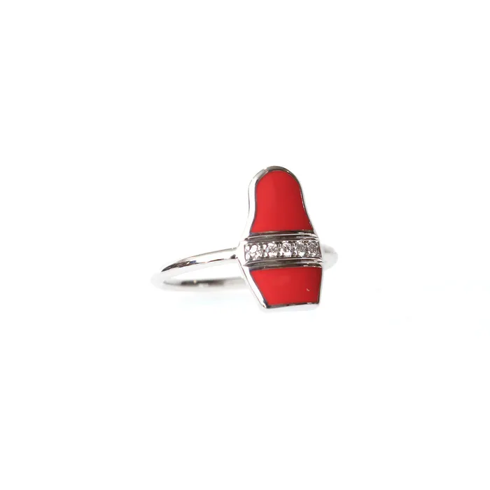 Korloff Rings Korloff White Gold Ring With Diamonds Size 6 Korloff Rings Korloff White Gold Ring With Diamonds Size 6