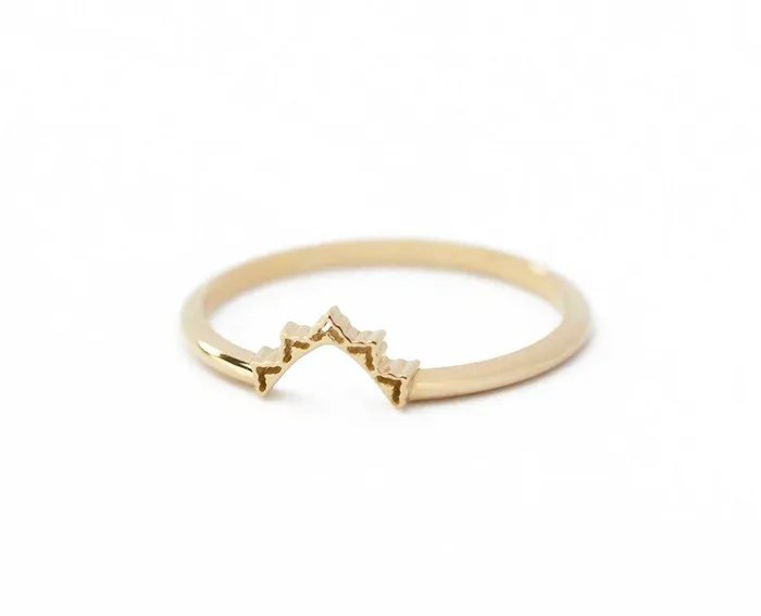 Lace Wedding Ring Stacking Ring Ready to Ship Capucinne Rings