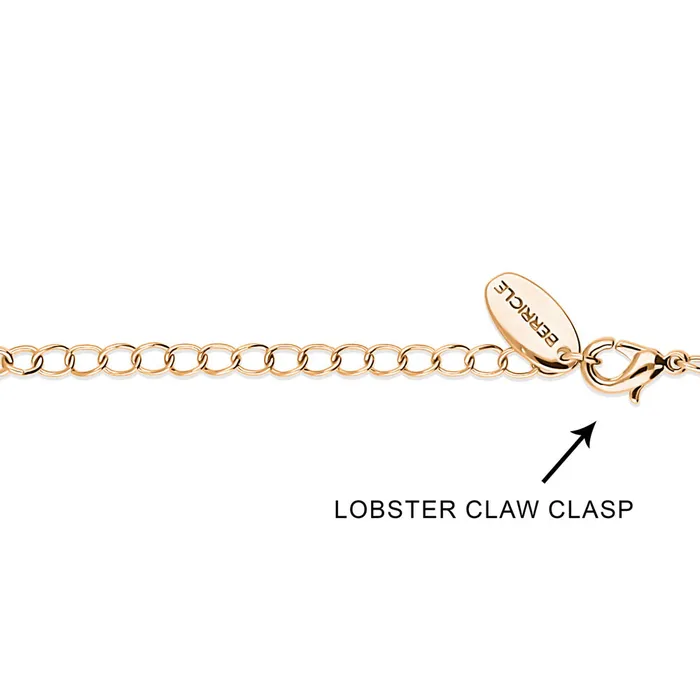 Paperclip Imitation Pearl Link Chain Necklace 2 Piece BERRICLE Necklaces