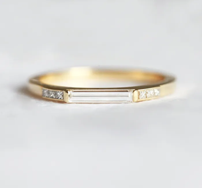 Rings Capucinne Olya Baguette Ring