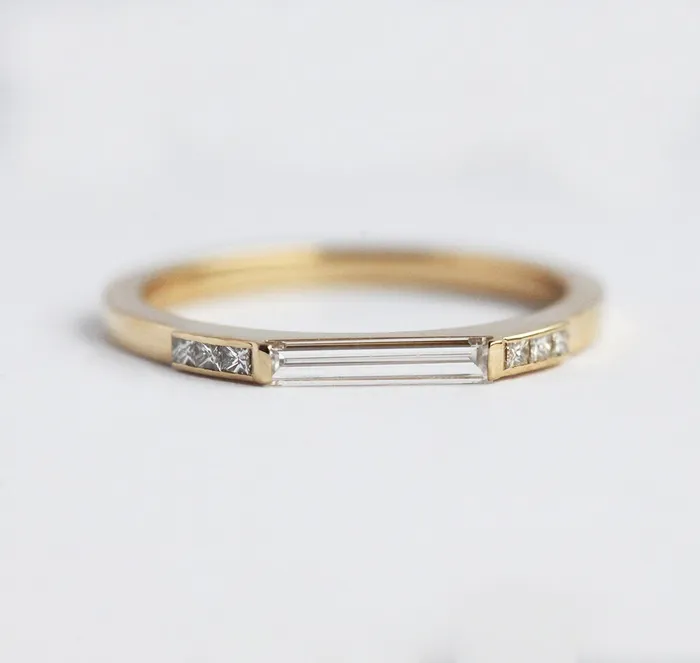 Rings Capucinne Olya Baguette Ring