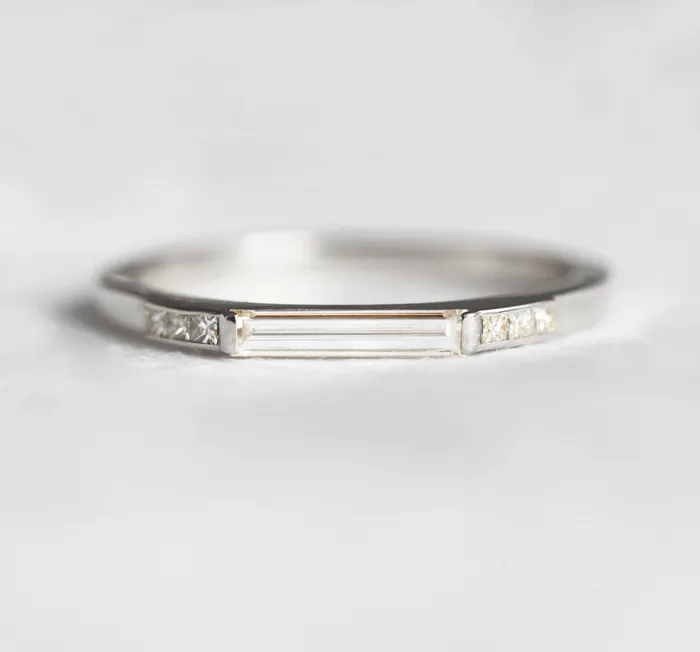 Rings Capucinne Olya Baguette Ring