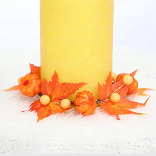 TOG Halloween Candle Ring Wreaths Bendable Usage Tree Door FireplaceHome Garden Home Decor Floral Decor Dropshipped via Social Commerce Network Rings