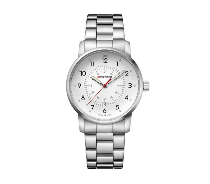 Wenger Bracelets Wenger Avenue 42 White Dial Bracelet Mens Watch